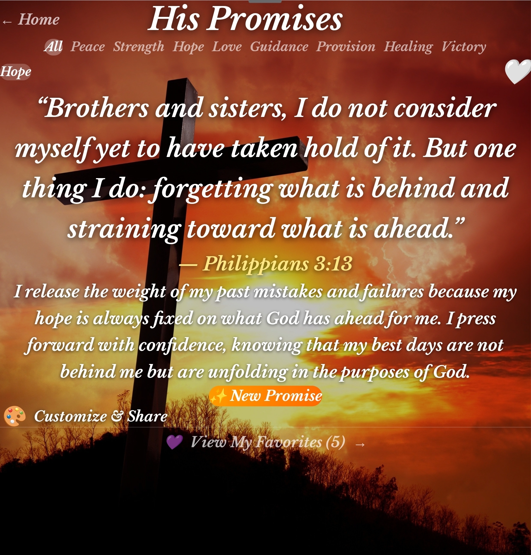 His Promises